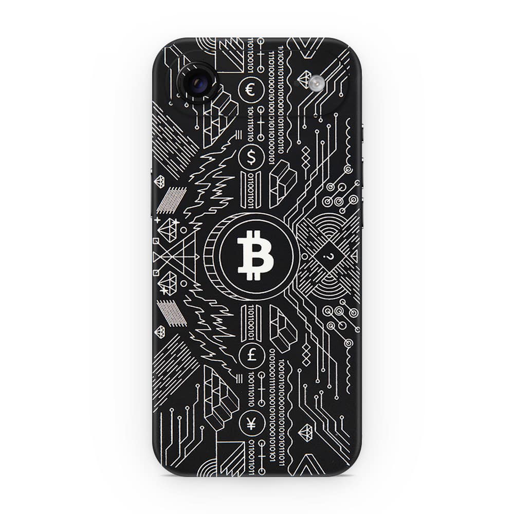 Iphone air bitcoin 3d skin wrapitskin