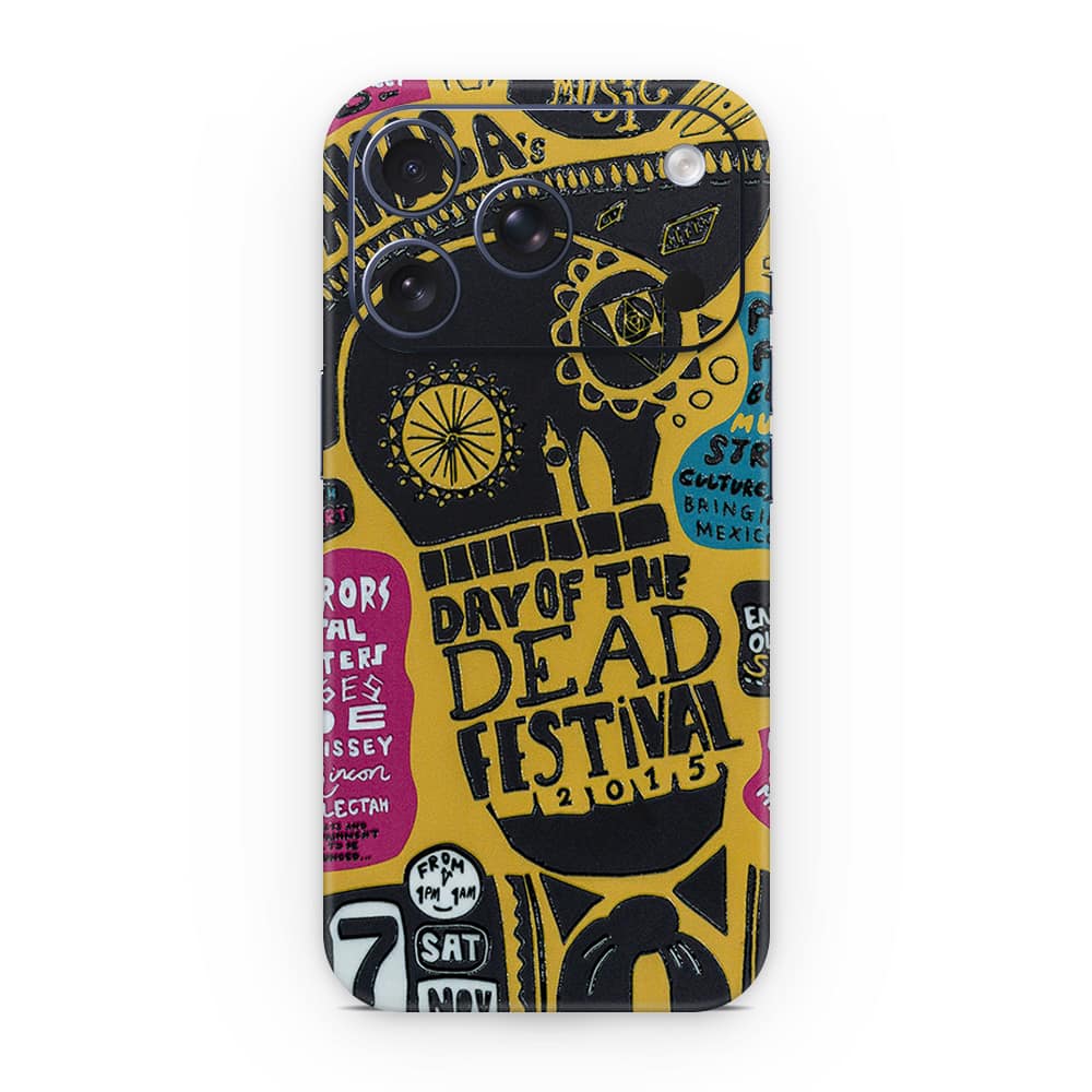 Iphone 17 pro street festival 3d skin wrapitskin