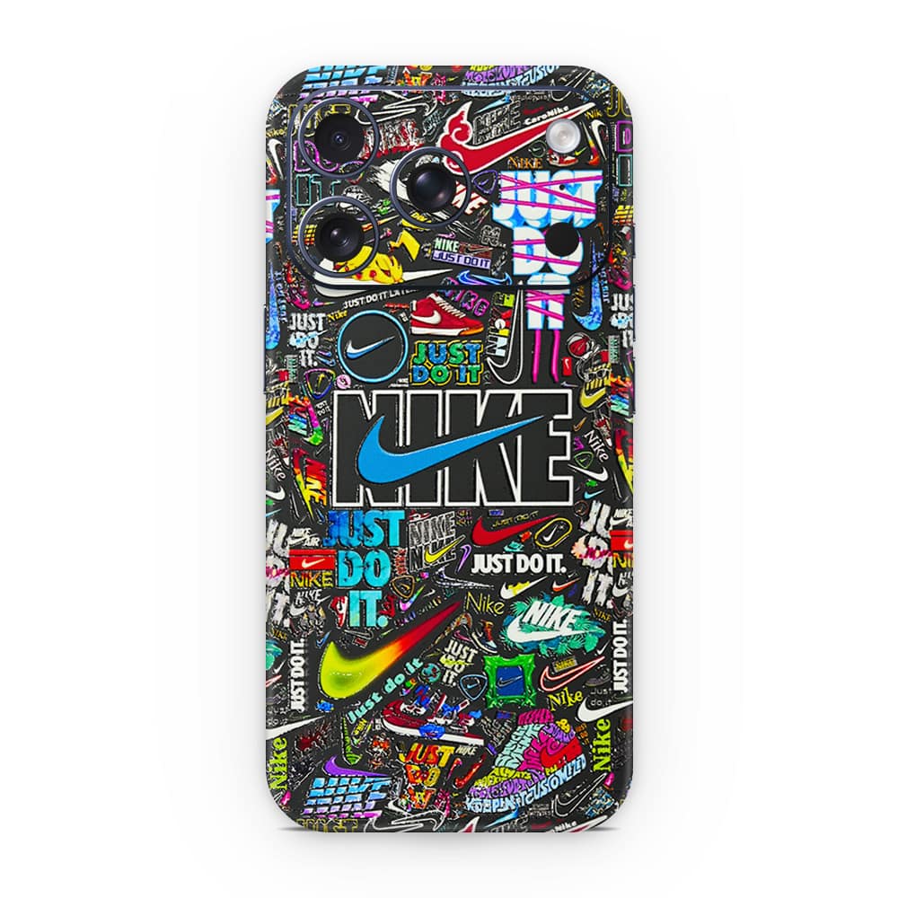 Iphone 17 pro nike logos 3d skin wrapitskin