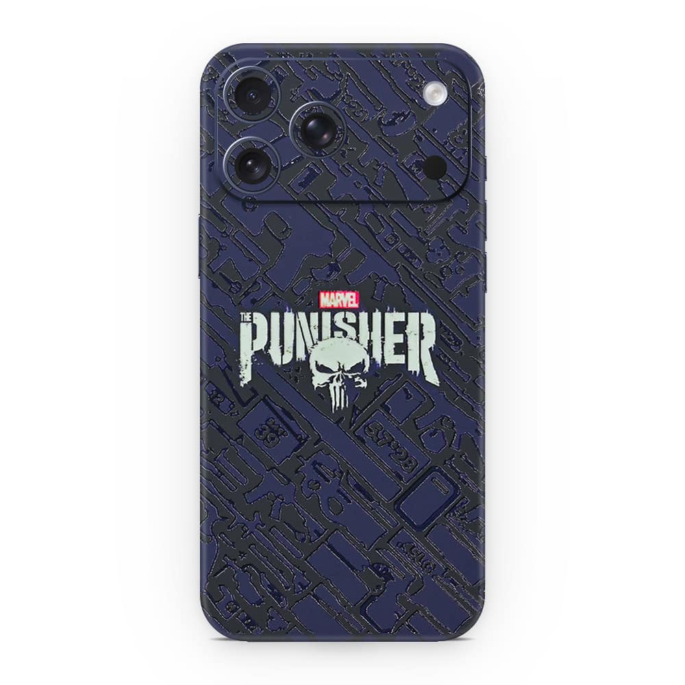 Iphone 17 pro max punisher 3d skin wrapitskin