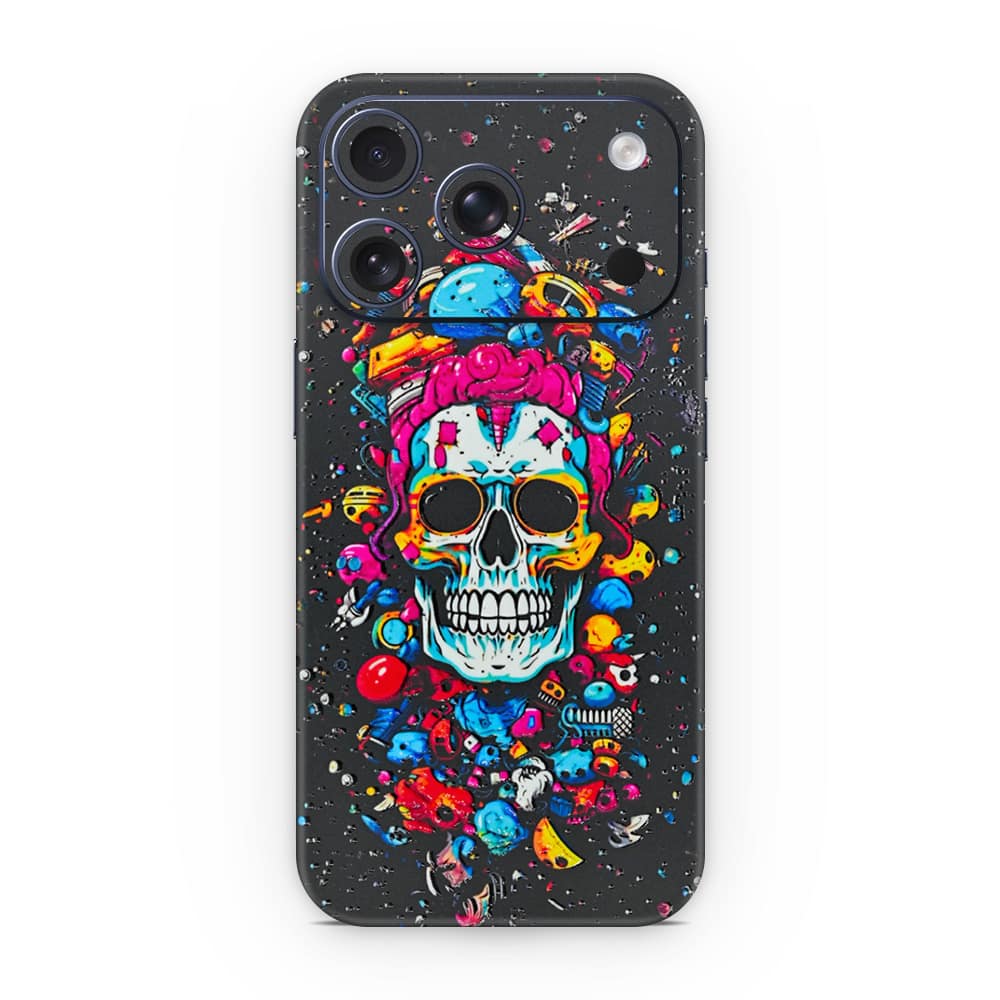 Iphone 17 pro skull 3d skin wrapitskin