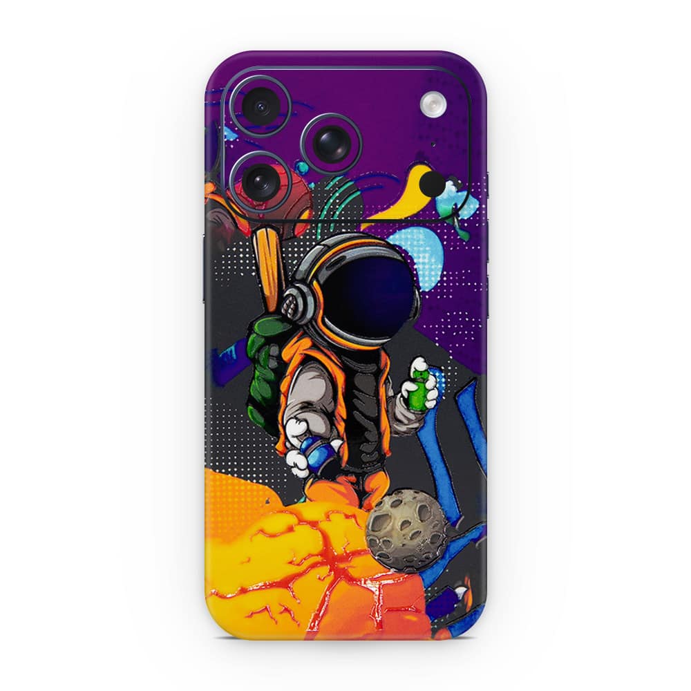 Iphone 17 pro space doodler 3d skin wrapitskin