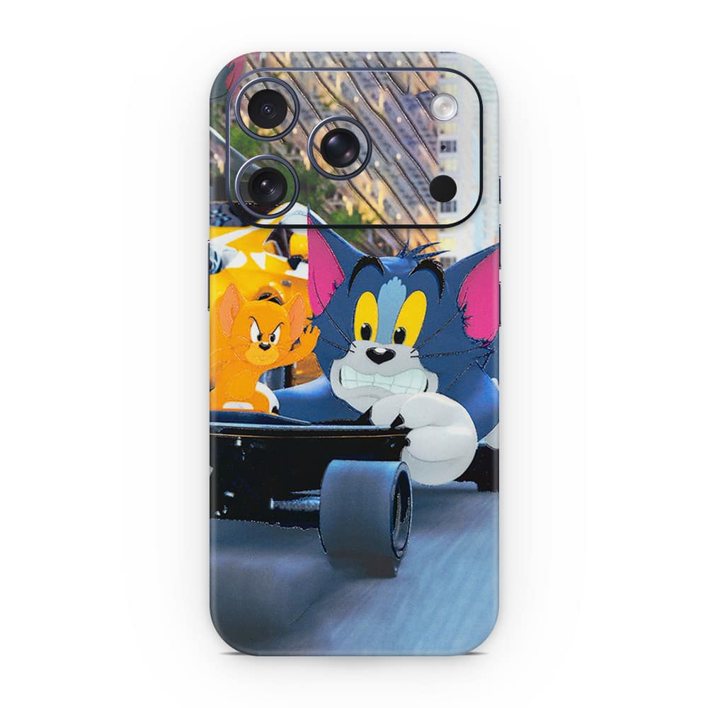 Iphone 17 pro tom and jerry 3d skin wrapitskin