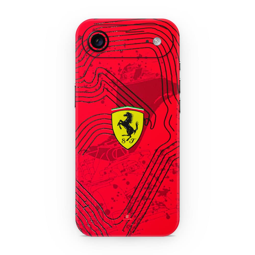 Iphone air ferrari's blaze 3d skin wrapitskin