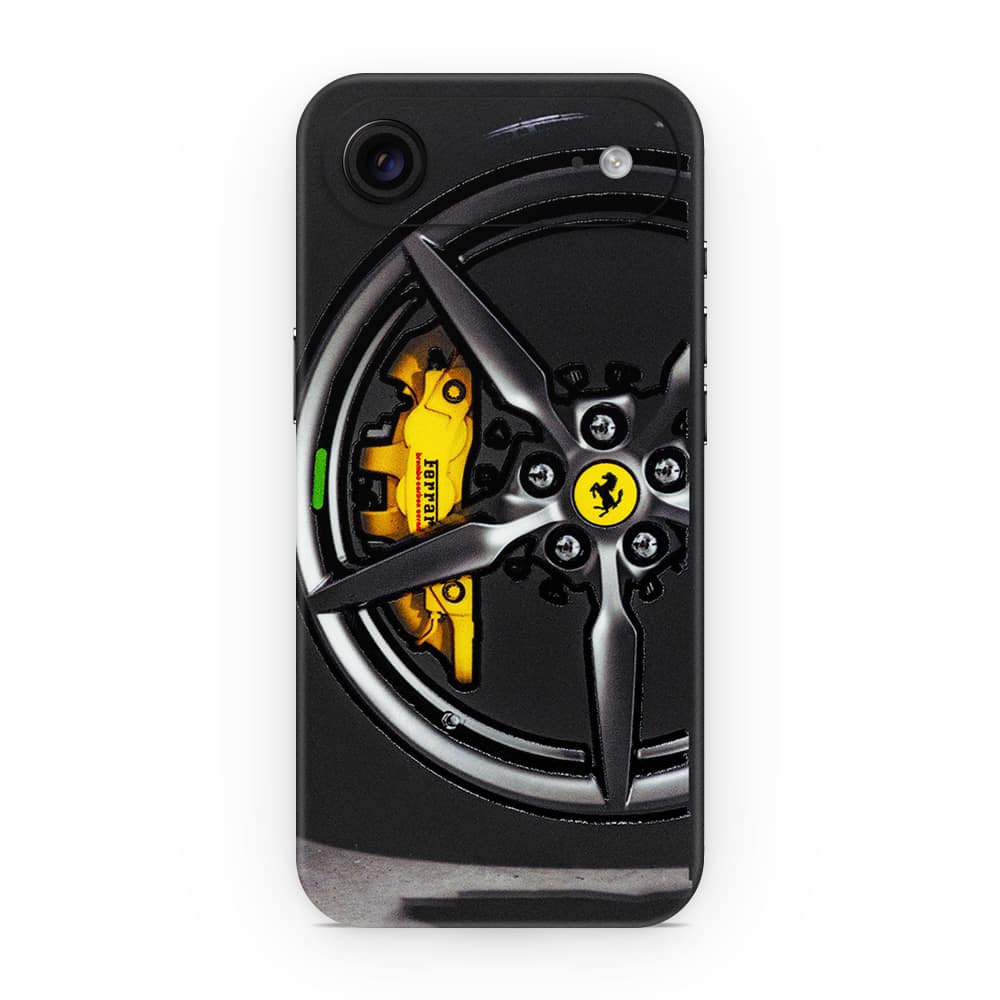 Iphone air ferrari rim 3d skin wrapitskin