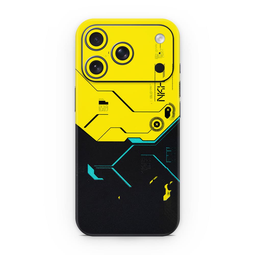 Iphone 17 pro cyberpunk city 3d skin wrapitskin