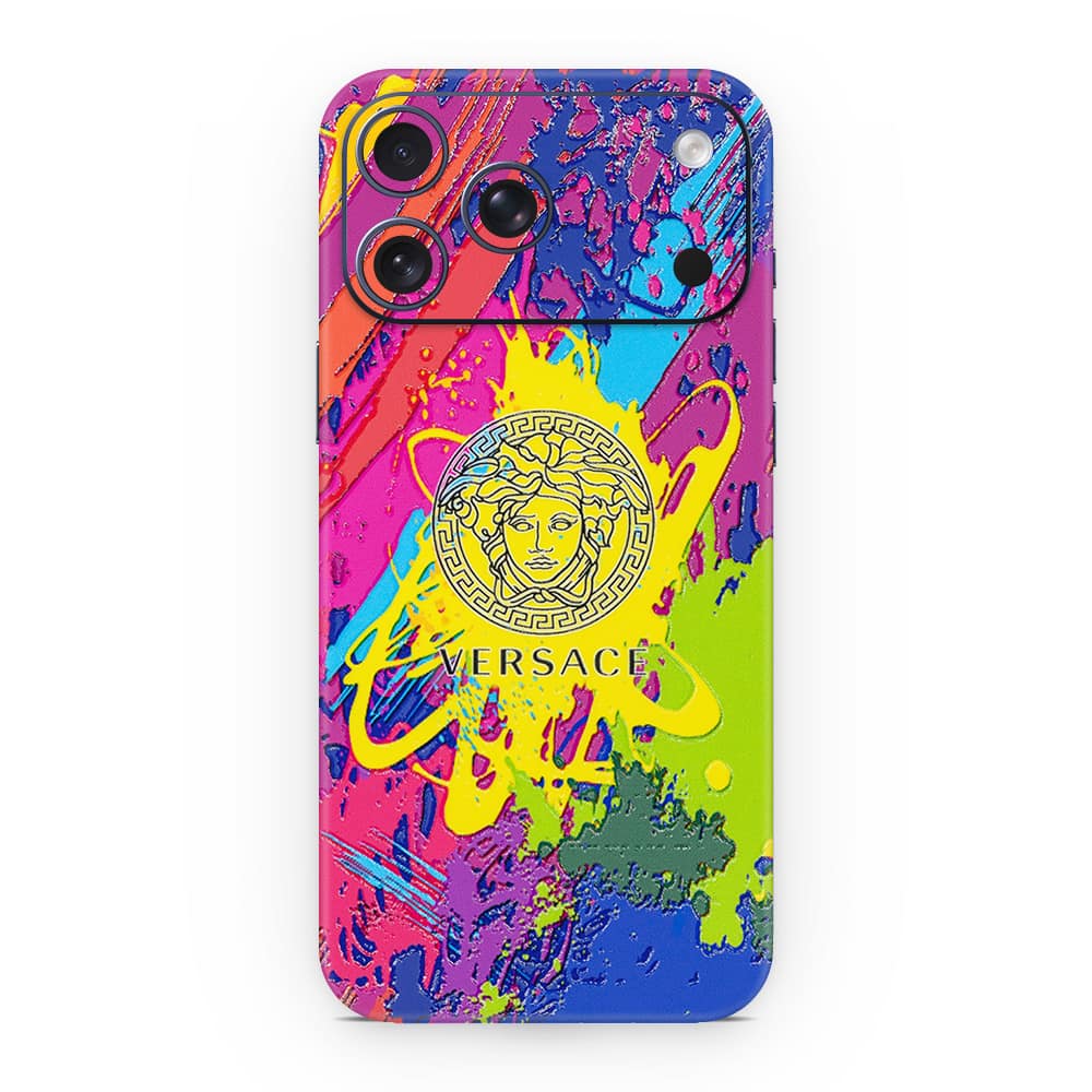 Iphone 17 pro max versace colorful 3d skin wrapitskin