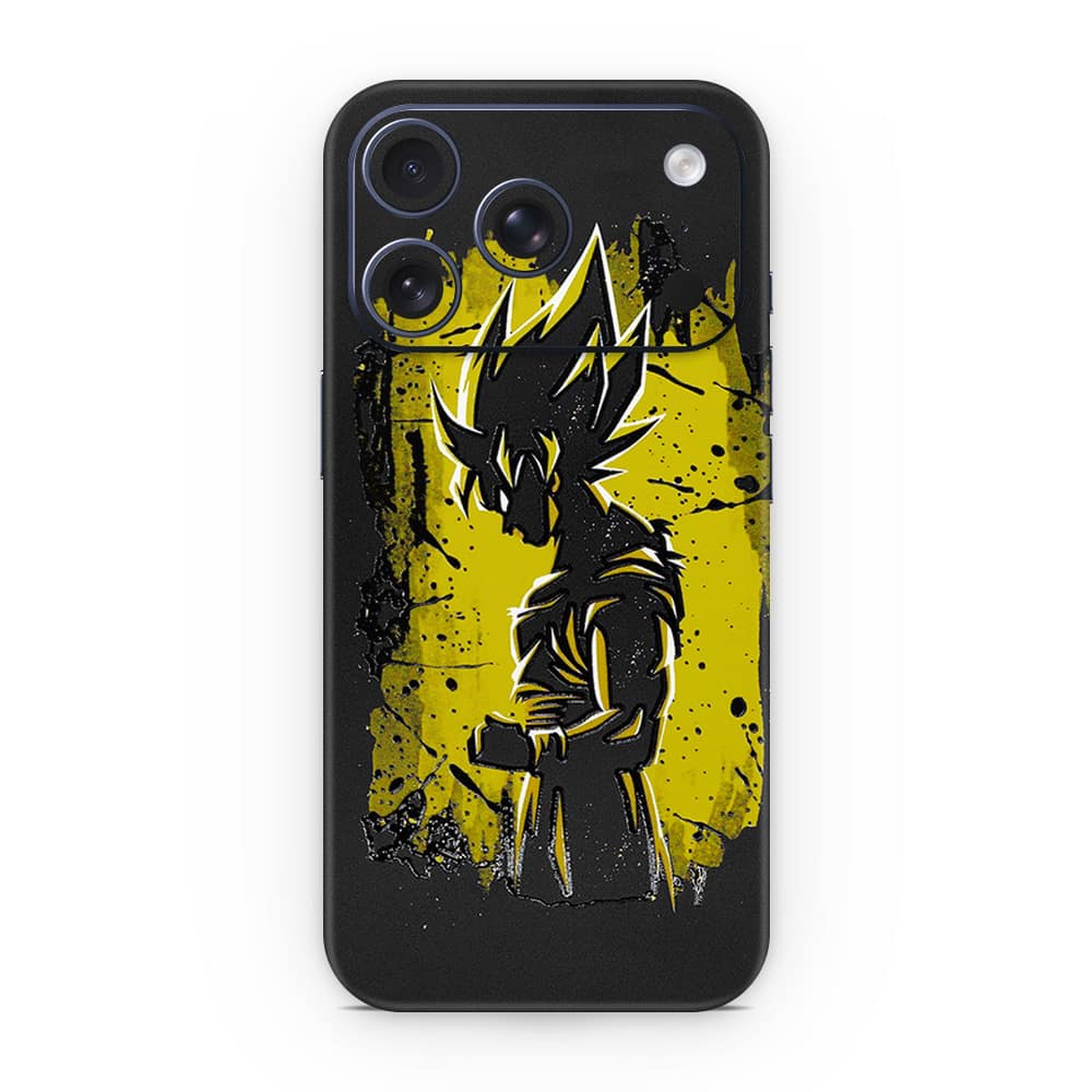 Iphone 17 pro goku spirit 3d skin wrapitskin