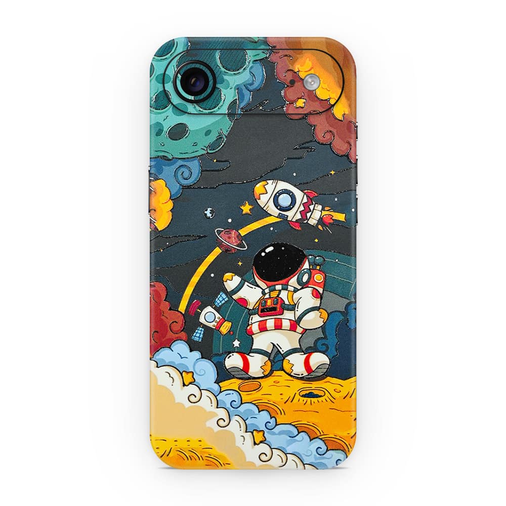 Iphone air flight planet 3d skin wrapitskin