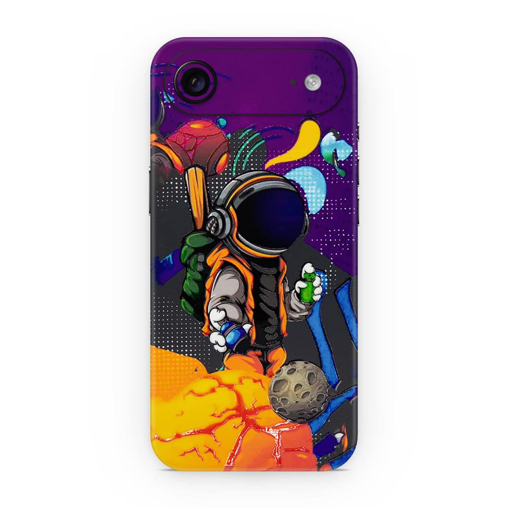 Iphone air space doodler 3d skin wrapitskin