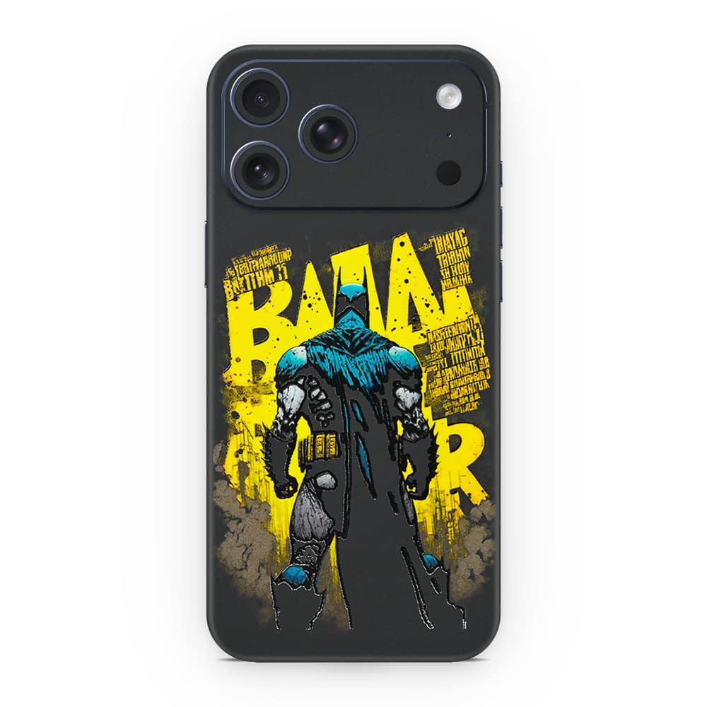 Iphone 17 pro max batman 3d skin wrapitskin