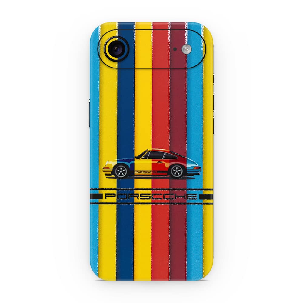 Iphone air porsche multicolor 3d skin wrapitskin