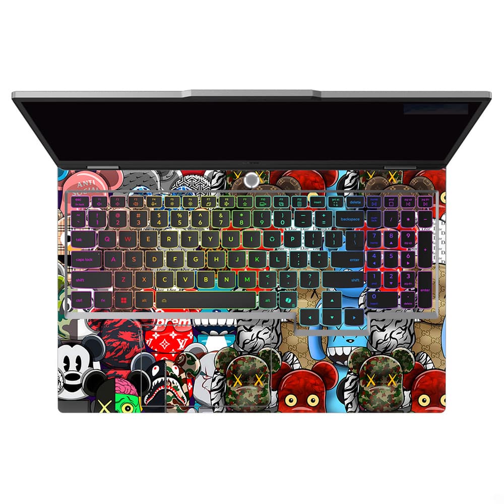 Lenovo loq fuzzy frenzy skin | wrapitskin