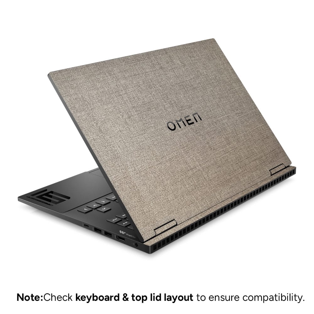 Hp omen 16 denim tan skin wrapitskin