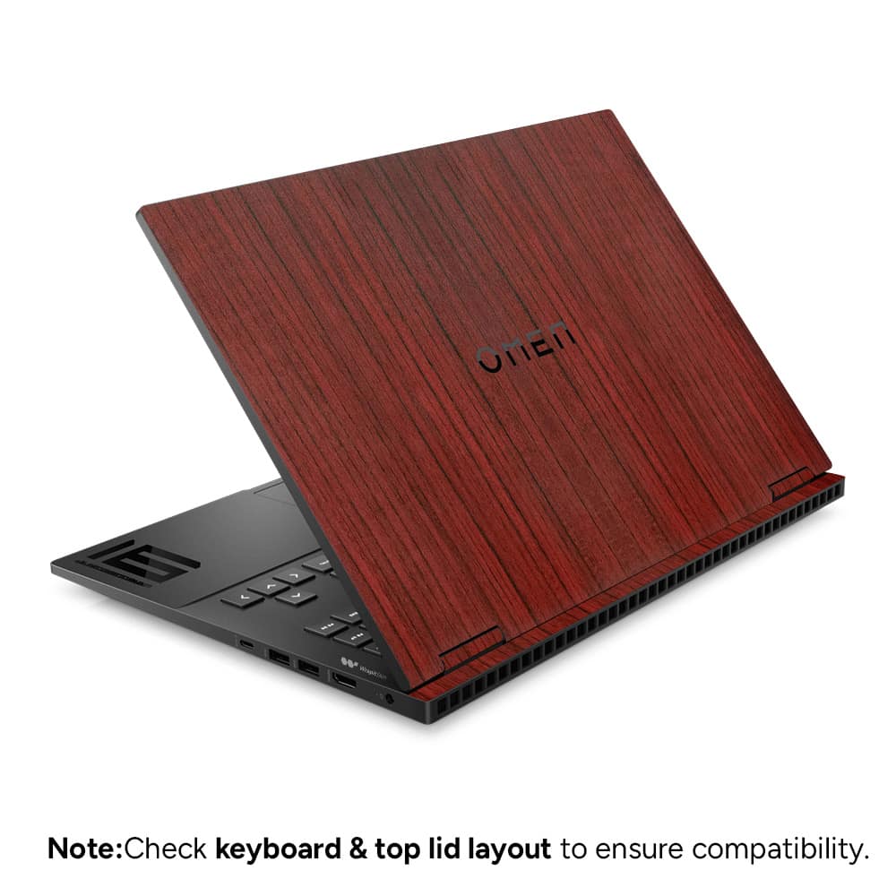 Hp omen 16 padauk wood skin wrapitskin