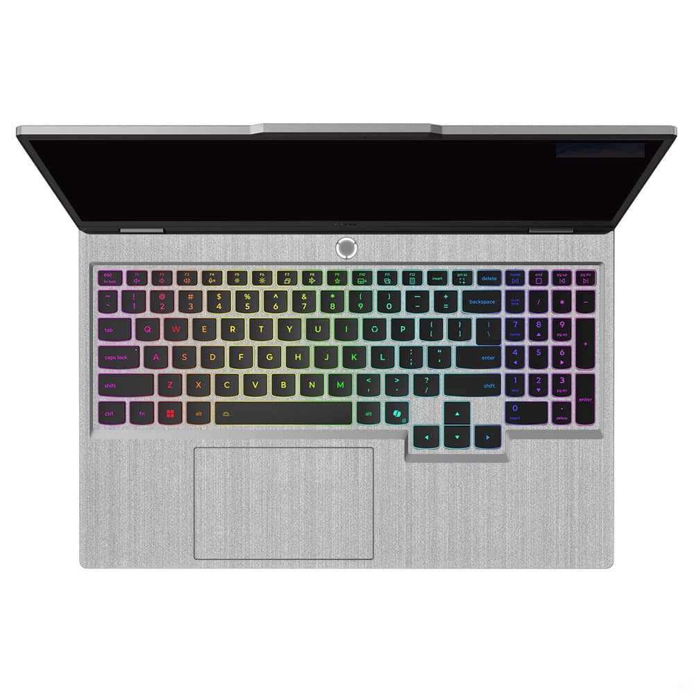Lenovo loq brushed metal steel skin | wrapitskin