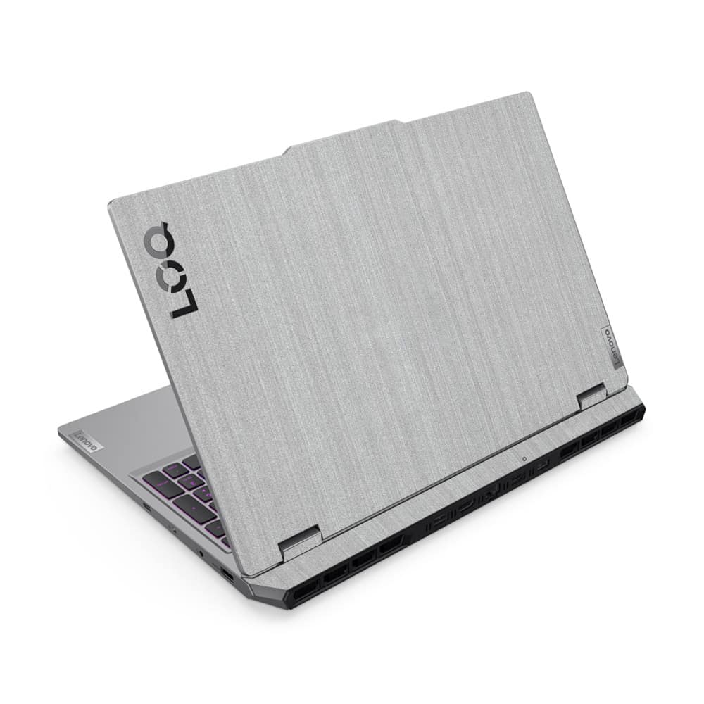 Lenovo loq brushed metal steel skin wrapitskin