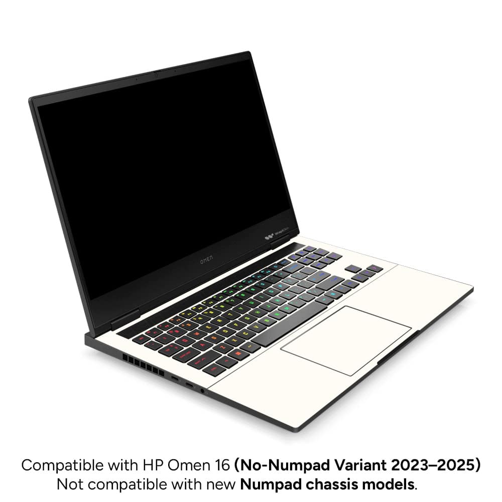Hp omen 16 pearl white skin | wrapitskin