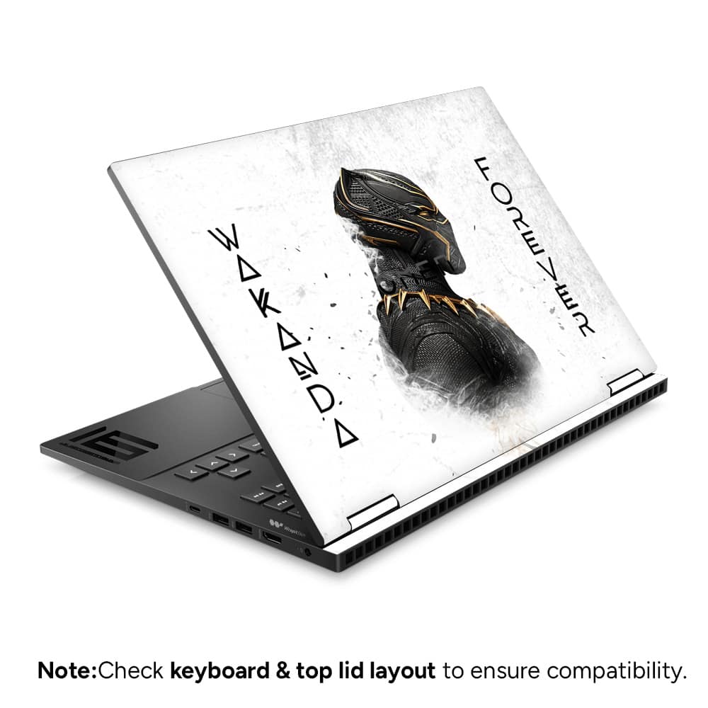 Hp omen 16 wakanda forever 3d skin wrapitskin