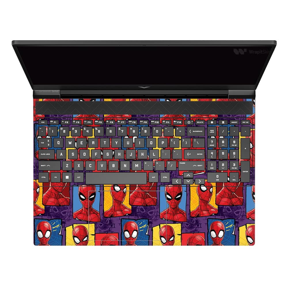 Hp victus spidey's world skin | wrapitskin