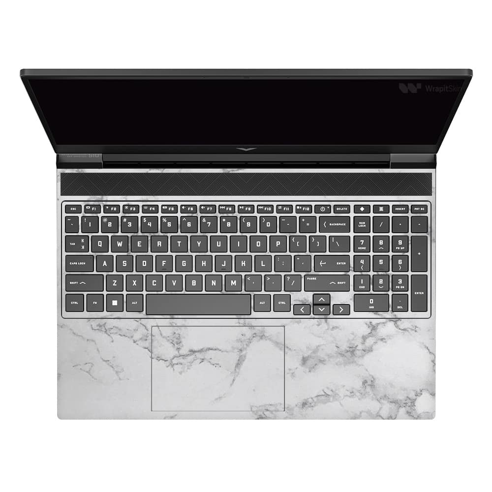 Hp victus marble white skin | wrapitskin