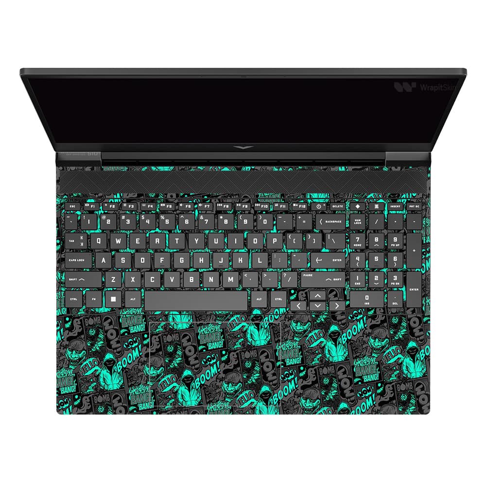 Hp victus boom bang skin | wrapitskin