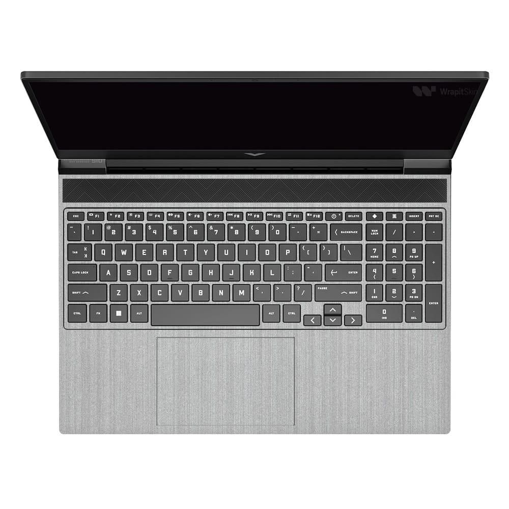 Hp victus brushed metal steel skin | wrapitskin