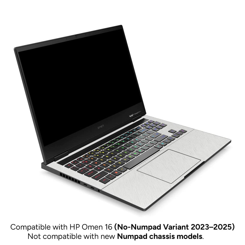 Hp omen 16 cross metal white skin | wrapitskin