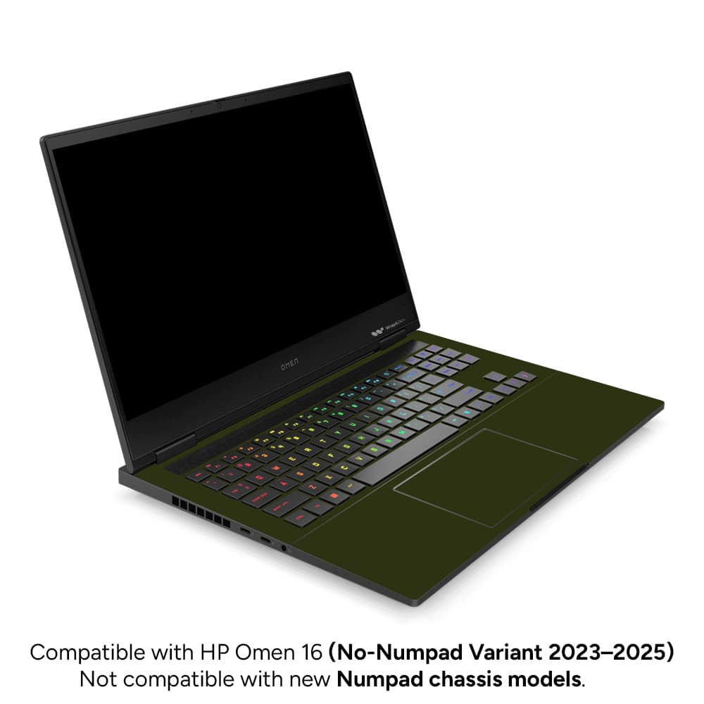 Hp omen 16 matte military green skin | wrapitskin