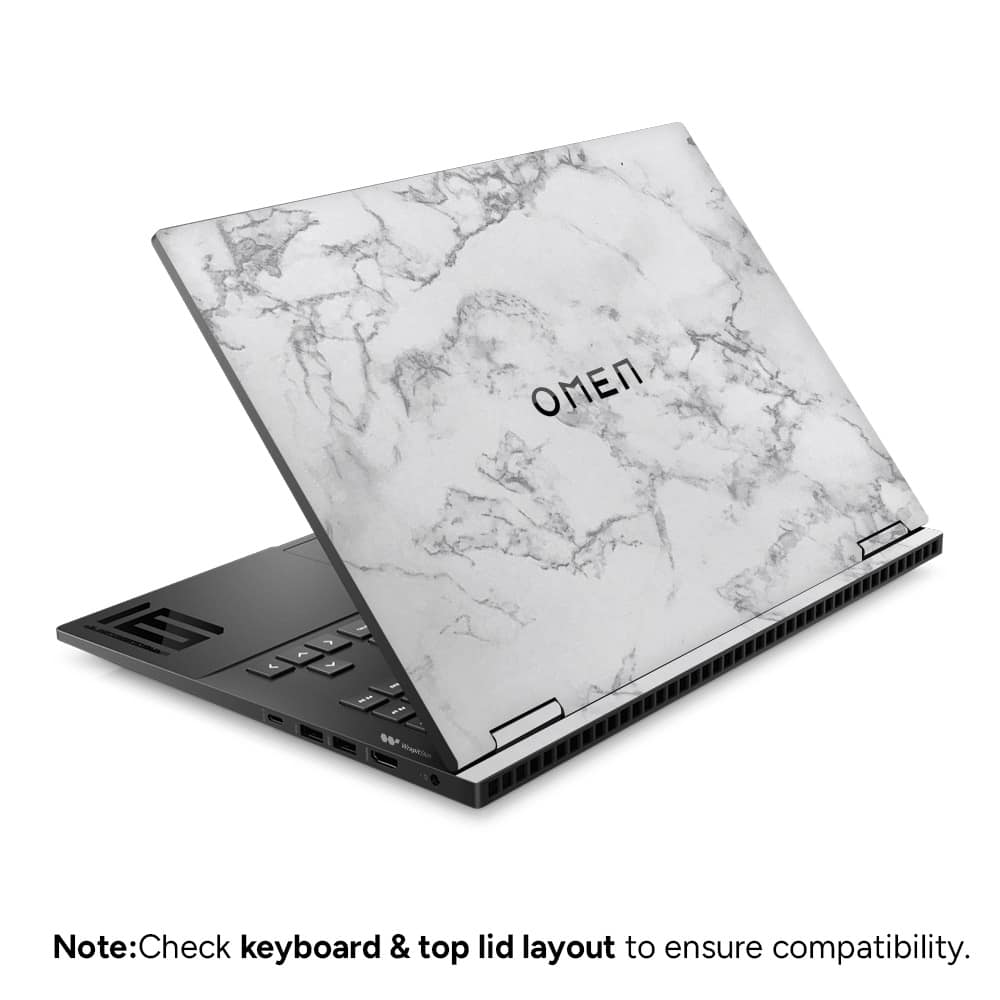 Hp omen 16 marble white skin wrapitskin