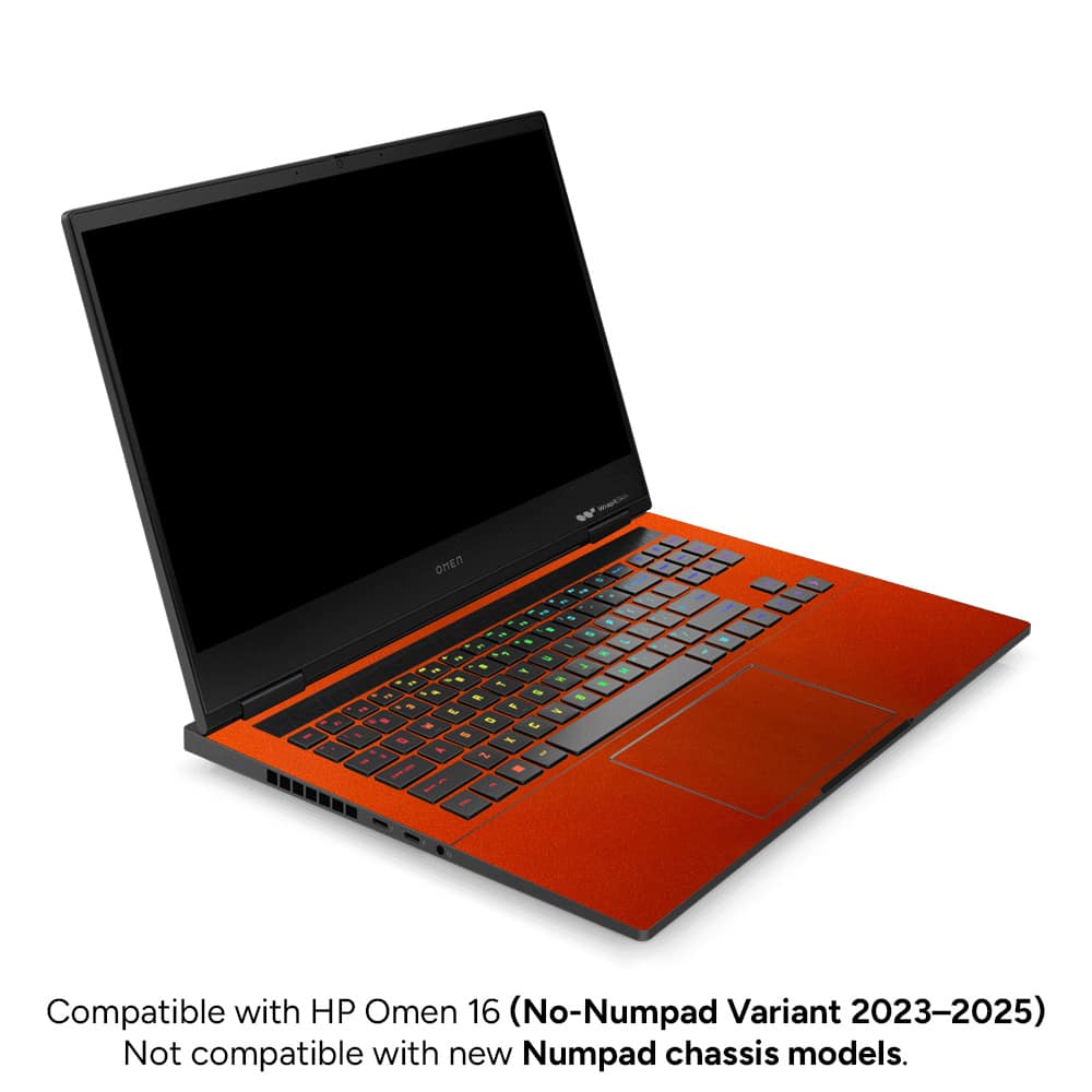 Hp omen 16 glossy fiery orange skin | wrapitskin