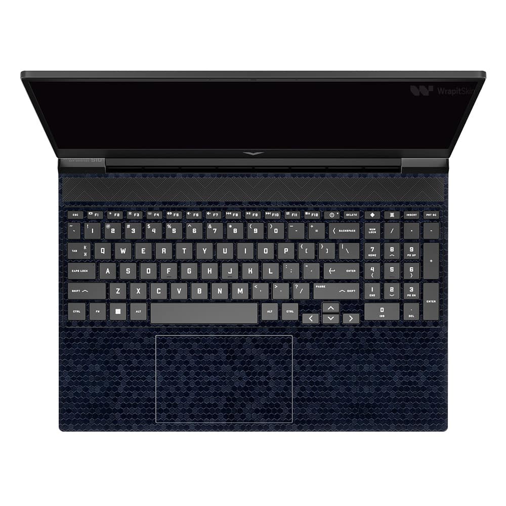Hp victus honeycomb blue skin | wrapitskin