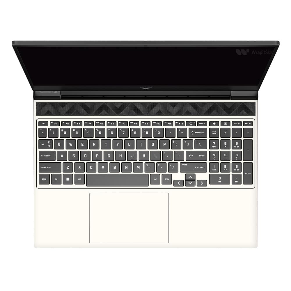 Hp victus pearl white skin | wrapitskin