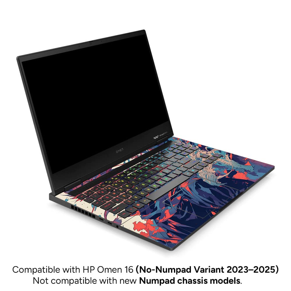 Hp omen 16 sukuna skin | wrapitskin