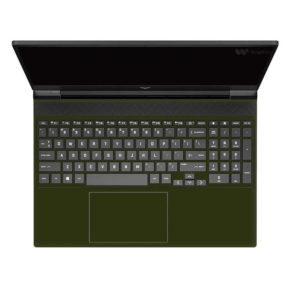 Hp victus matte military green skin | wrapitskin