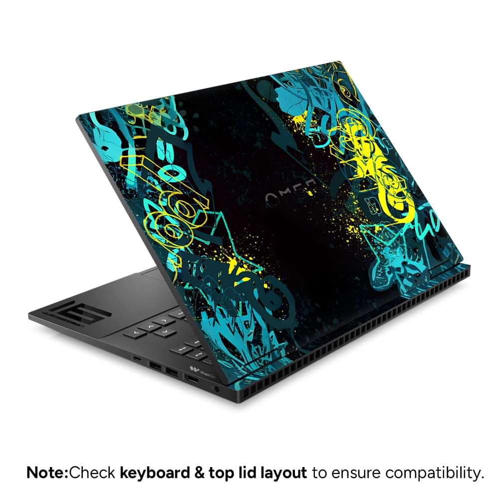 Hp omen 16 graffiti soul skin wrapitskin