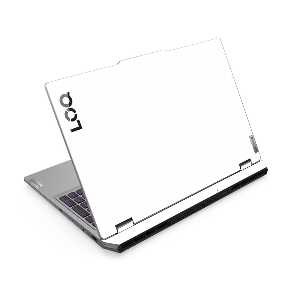 Lenovo loq matte white skin wrapitskin