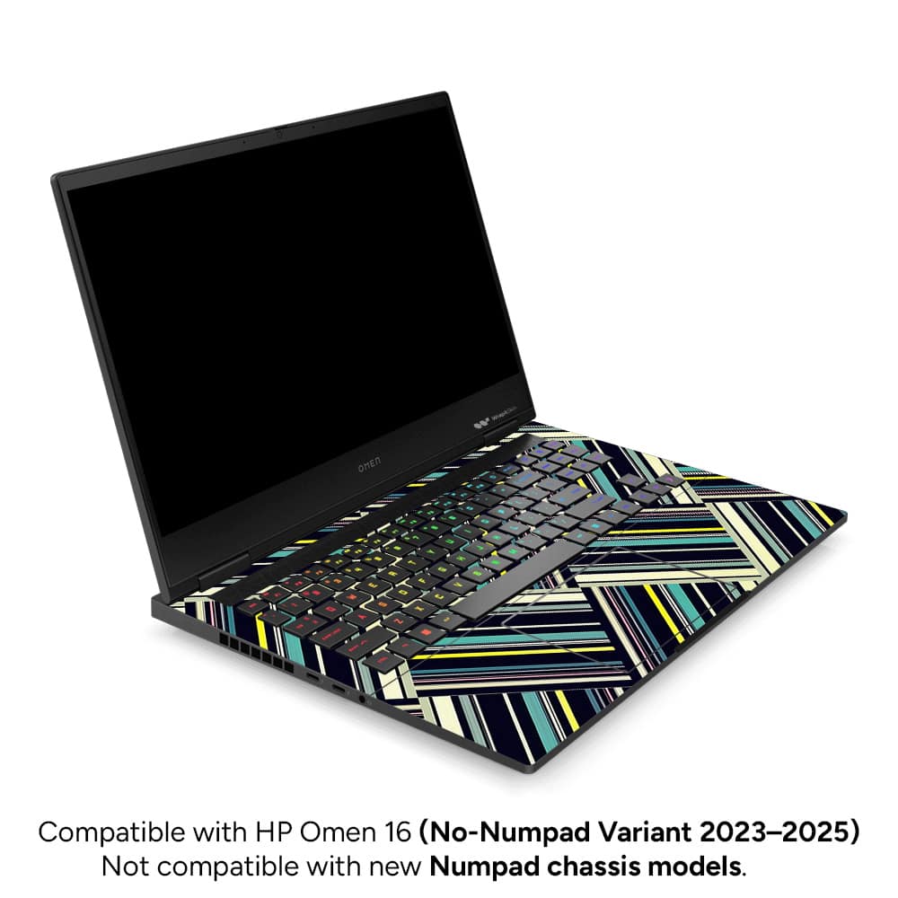 Hp omen 16 striped abstract skin | wrapitskin