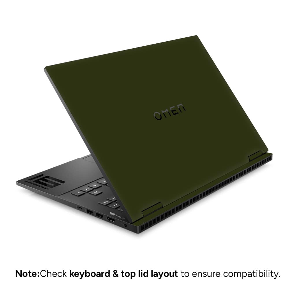 Hp omen 16 matte military green skin wrapitskin