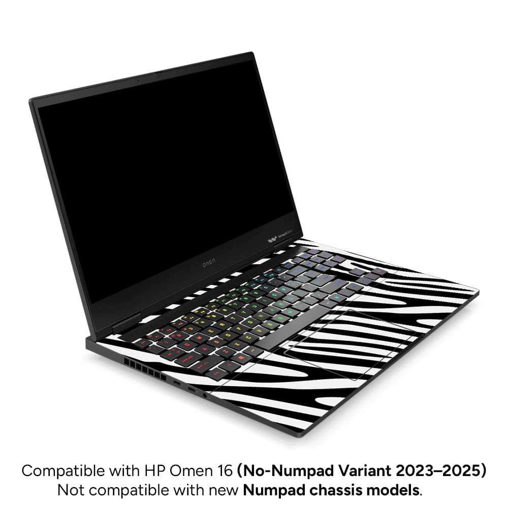 Hp omen 16 black and white skin | wrapitskin