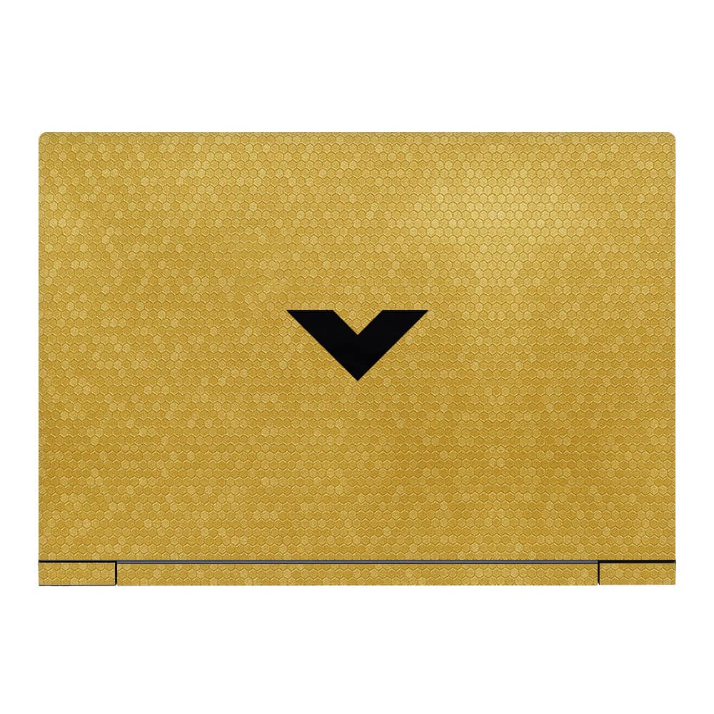Hp victus honeycomb gold skin wrapitskin