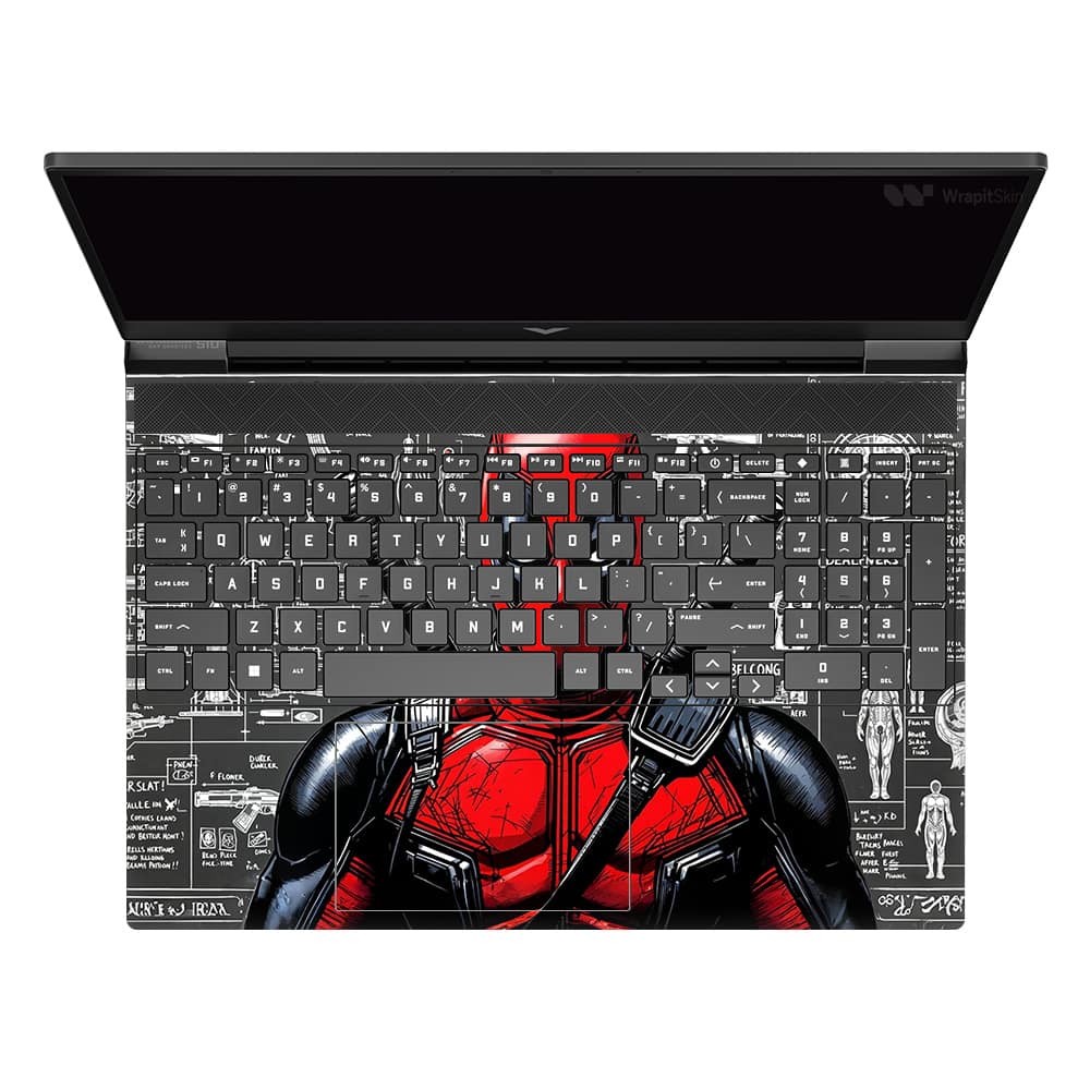 Hp victus deadpool skin | wrapitskin