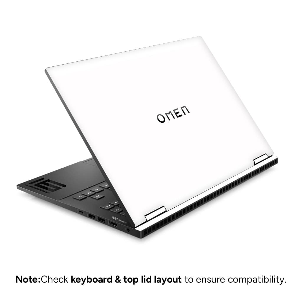 Hp omen 16 matte white skin wrapitskin