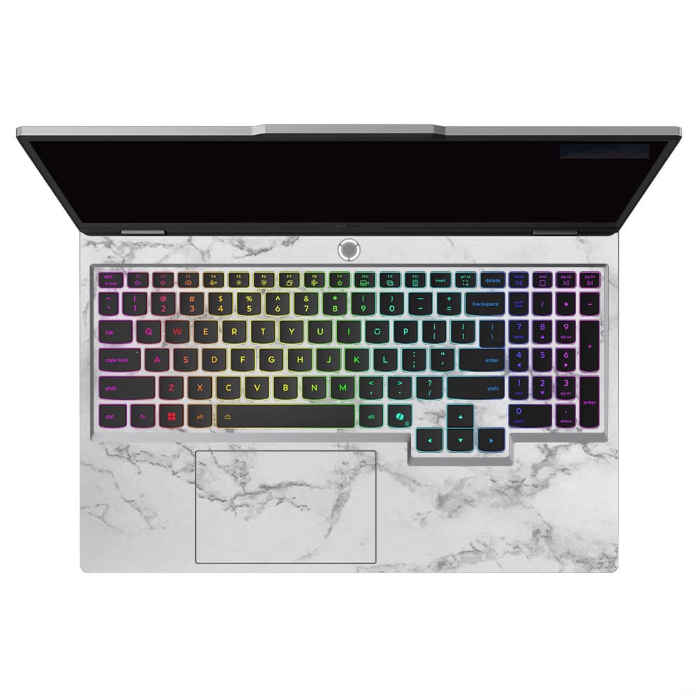 Lenovo loq marble white skin | wrapitskin