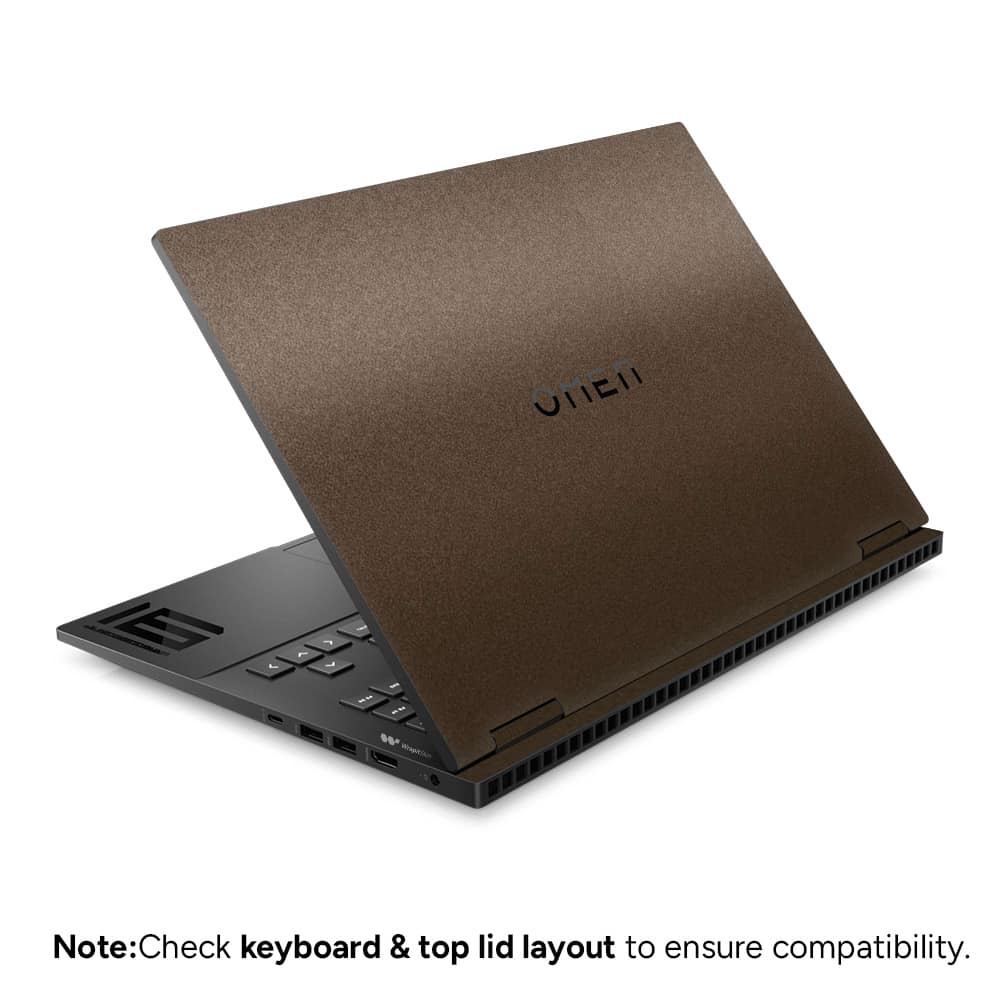 Hp omen 16 matte brown metallic skin wrapitskin