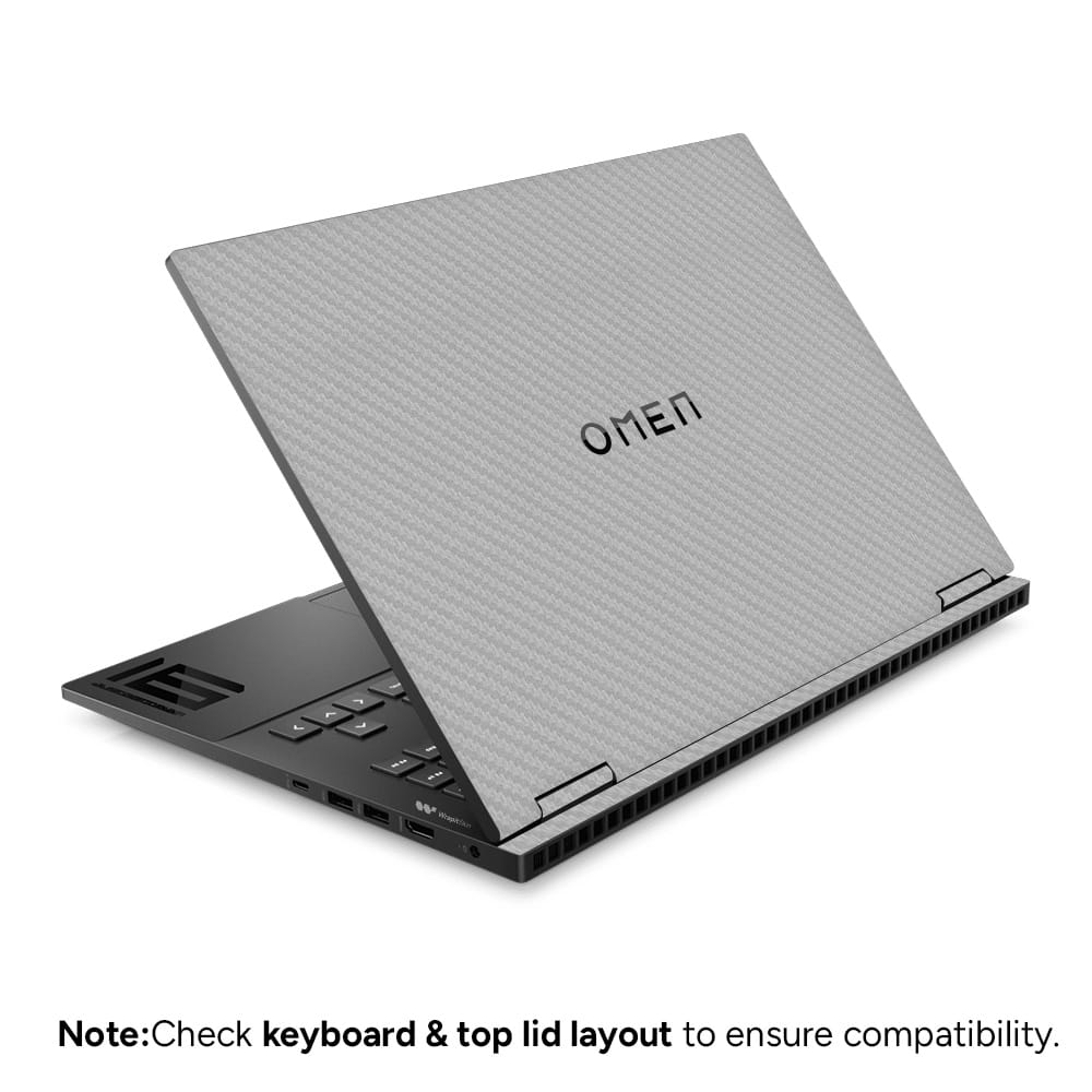 Hp omen 16 carbon fiber gray skin wrapitskin
