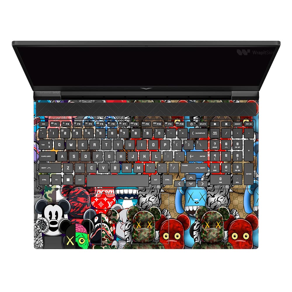 Hp victus fuzzy frenzy skin | wrapitskin