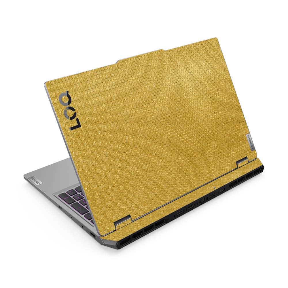 Lenovo loq honeycomb gold skin wrapitskin