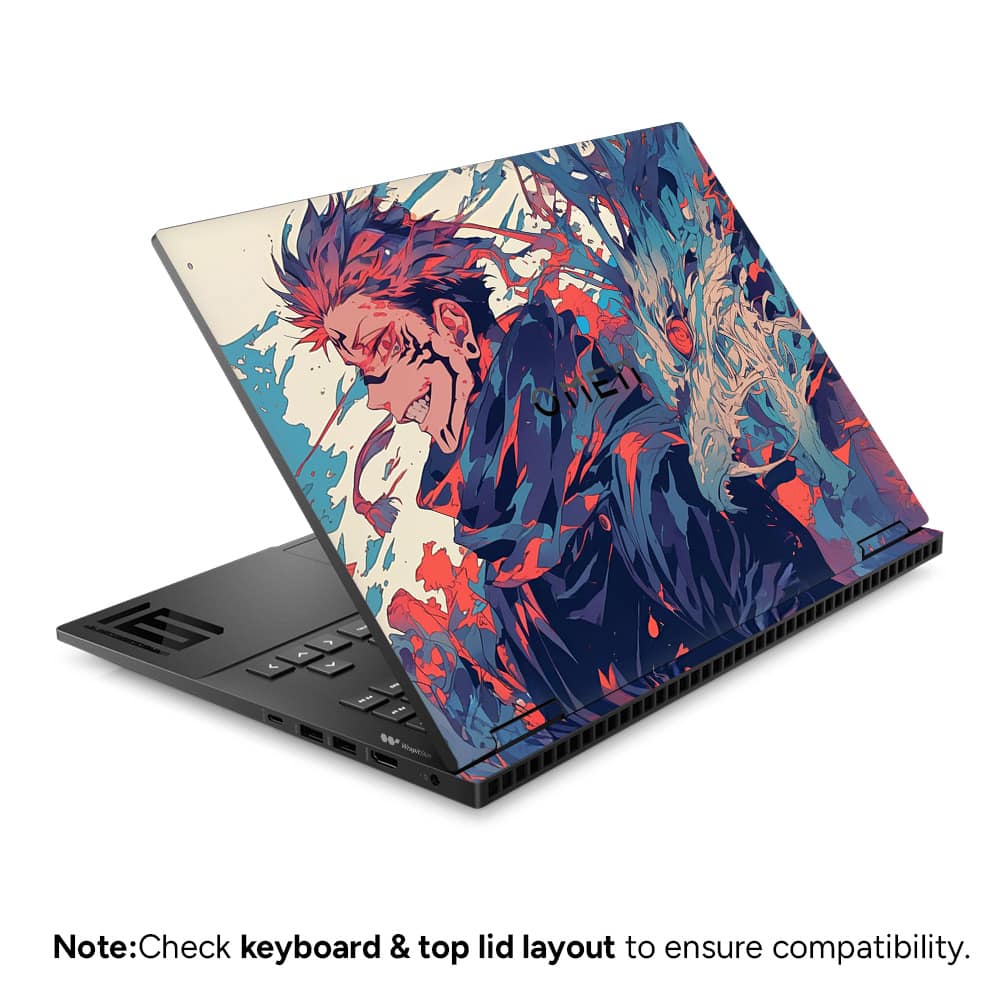 Hp omen 16 sukuna skin wrapitskin