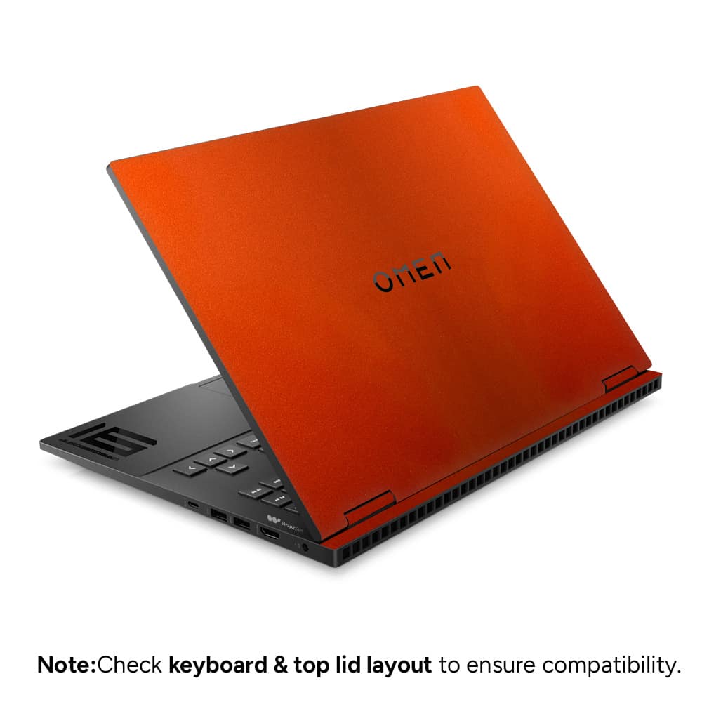 Hp omen 16 glossy fiery orange skin wrapitskin